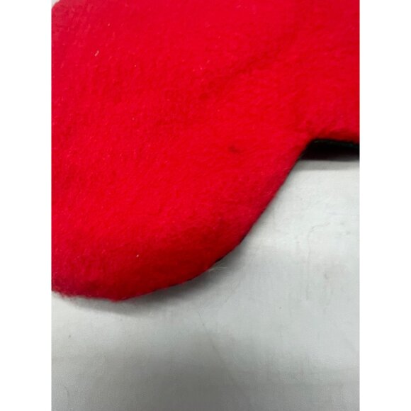 handmade Mom Dad Christmas mitten stockings set of 2 angle snowman velvet READ - Picture 9 of 10